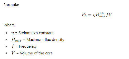 Hysteresis Loss