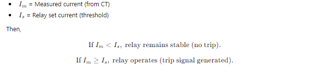 Signal Comparison and Decision Making static Relays