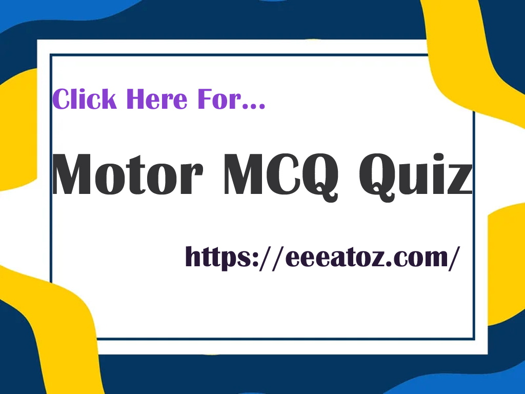 Motor MCQ Test