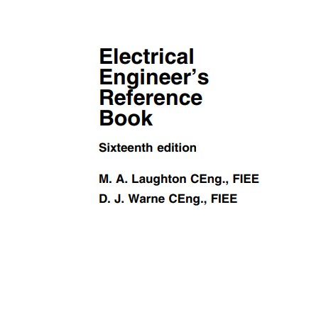 Electrical Engineers Reference Book